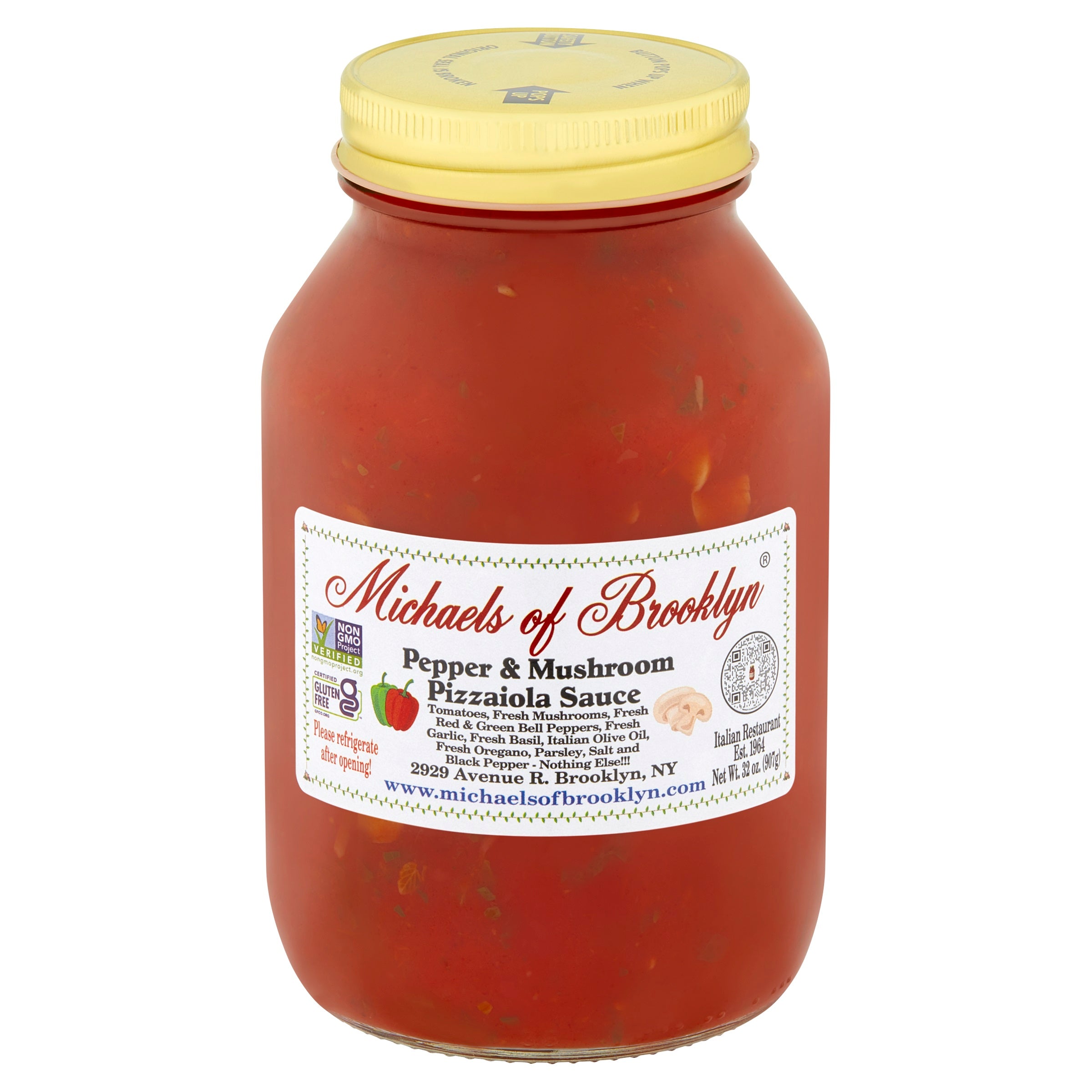 Pepper & Mushroom Pizzaiola Sauce